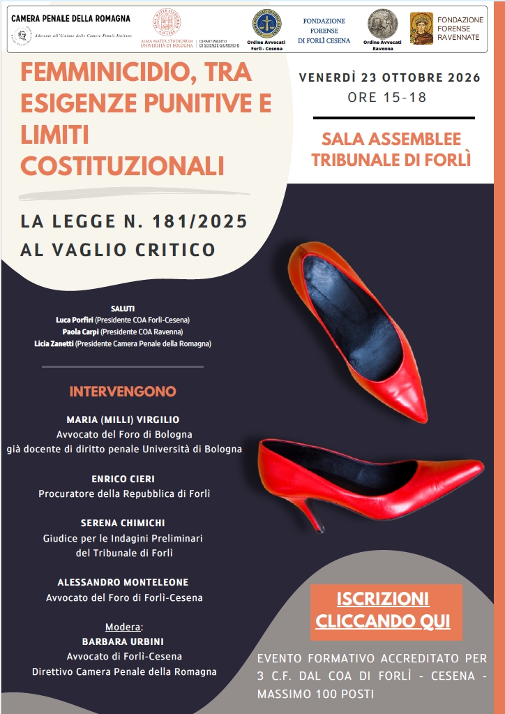 Femminicidio, tra esigenze punitive e limiti costituzionali.